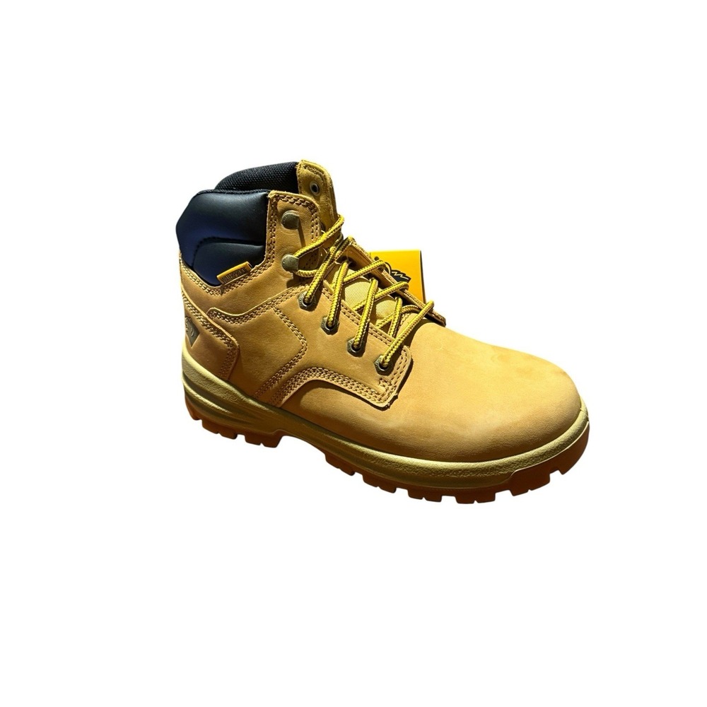 HERMAN SURVIVORS Men's Size 7W Boulder Work Boots Steel Toe Leather • Wheat